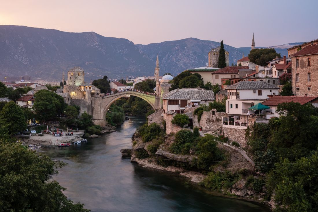 Stari most z mostu Lučki.